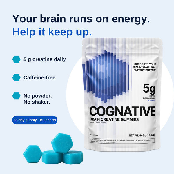 CogNative Brain Creatine Gummies